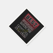 Bester Keeper Serviette (Ecke)