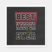 Bester Keeper Serviette (Vorderseite)