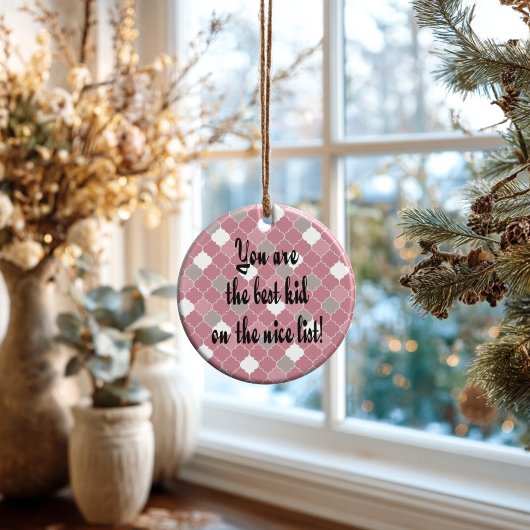 Bester Kid Keramik Ornament