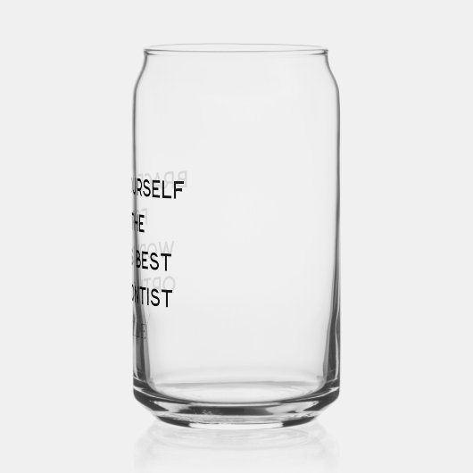 Bester Kieferorthopäden Personalisiert Beruflich Dosenglas (Links)