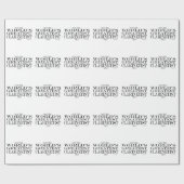 Bester Klarinettist Geschenkpapier (Flach)