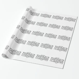 Bester Klarinettist Geschenkpapier