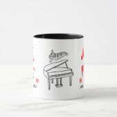 Bester Klavierlehrer für Merry & Bright Tasse (Zentrum)