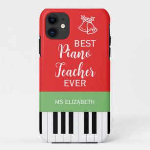 Bester Klavierlehrer je Piano Schlüssel Rot Case-Mate iPhone Hülle