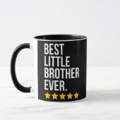 Bester kleiner Bruder je Geschwister Funny Little  Tasse (Links)