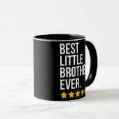 Bester kleiner Bruder je Geschwister Funny Little Tasse (VorderseiteRechts)