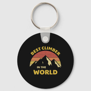 Bester Kletterer der Welt Bergsteiger Bergkletter Schlüsselanhänger