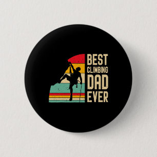 Bester Klettervater Aller Zeiten Lustiger Vatertag Button
