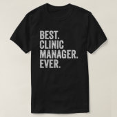 Bester Klinikmanager je T-Shirt (Design vorne)