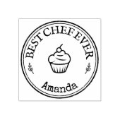 Bester Koch aller Zeiten - Personalisiertes, selbs Gummistempel (Prägung)