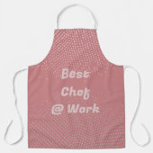 Bester Koch am Arbeitsplatz Schürze (Vorderseite)