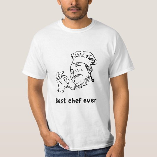 Bester Koch ever T-Shirt (Vorderseite)