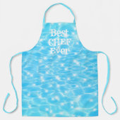 Bester Koch Ever water ripples water textur modern Schürze (Vorderseite)