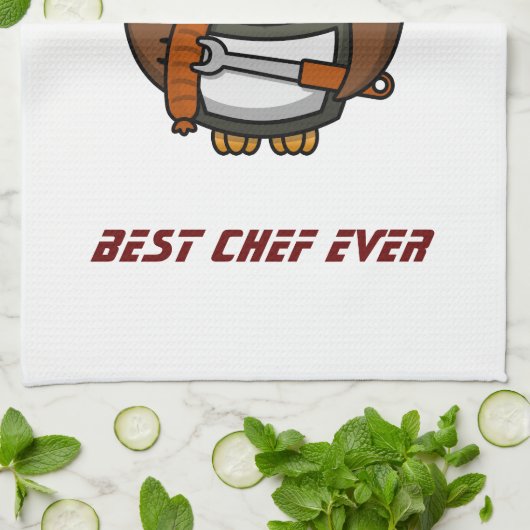Bester Koch Geschirrtuch (Gefaltet)