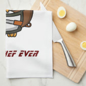 Bester Koch Geschirrtuch (Viertel Falte)