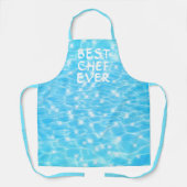 Bester Koch je Wasserstruktur Wasseraufbereitung m Schürze (Vorderseite)