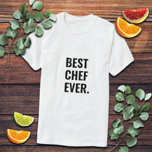 Bester Koch überhaupt Fett gedruckt T-Shirt