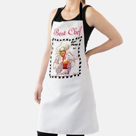 Bester Koch Zeichn von Fat Französisch Koch Servin Schürze (InSitu)