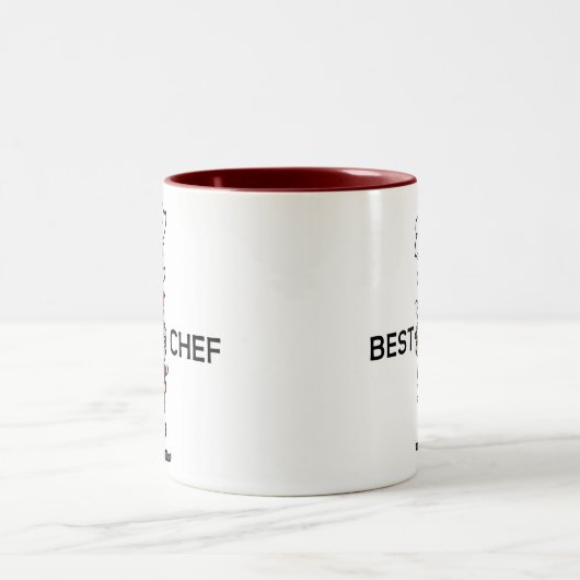 Bester Koch Zweifarbige Tasse (Mittel)