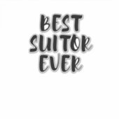 Bester Koffer Aufkleber (Vorderseite)