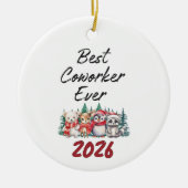 Bester Kollege überhaupt  Keramik Ornament (Vorne)