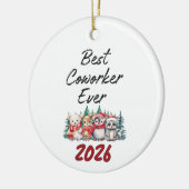 Bester Kollege überhaupt  Keramik Ornament (Links)