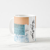 "Bester Komfort" Kaffeepause Tasse (Vorderseite Links)