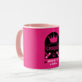 Bester komischer Krocketspieler Tasse (Vorderseite Links)
