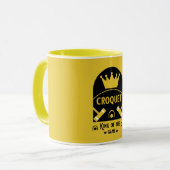 Bester komischer Krocketspieler Tasse (Vorderseite Links)