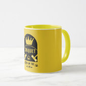 Bester komischer Krocketspieler Tasse (VorderseiteRechts)