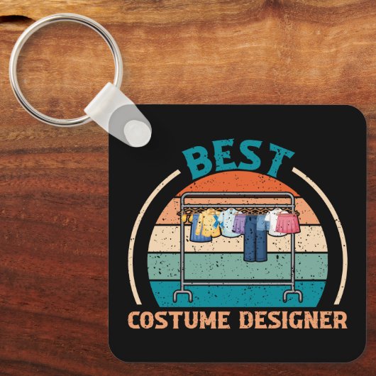 Bester Kostümdesigner - Retro-Style-Schlüsselanhän Schlüsselanhänger (Vorderseite)
