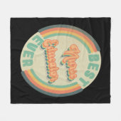 Bester Krankenpfleger je lustig, bester Krankenpfl Fleecedecke (Vorderseite (Horizontal))