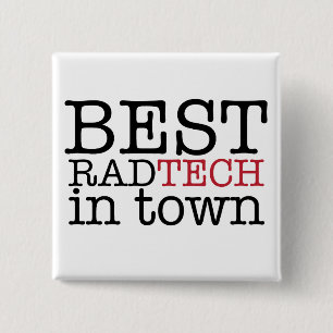 Bester krasser Tech im Stadtknopf Button