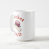 Bester "Kricket VATER" überhaupt! Der irgendein Kaffeetasse (Vorderseite Links)