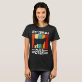 Bester Kuh-Vater überhaupt T-Shirt (Vorne ganz)
