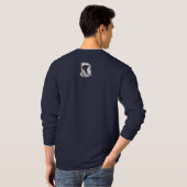 Bester Kumpel (Dunkelmodus) | Langes Herrenobertei T-Shirt (Schwarz voll)