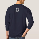 Bester Kumpel (Dunkelmodus) | Langes Herrenobertei T-Shirt (Rückseite)