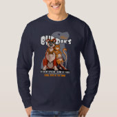 Bester Kumpel (Dunkelmodus) | Langes Herrenobertei T-Shirt (Vorderseite)