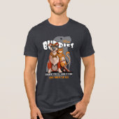 Bester Kumpel (Dunkelmodus) | Männer Tri-Blend Shirt (Vorderseite)