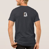 Bester Kumpel (Dunkelmodus) | Männer Tri-Blend Shirt (Rückseite)