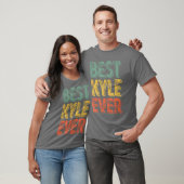 Bester Kyle Ever Lustiger Personalisierter Vorname T-Shirt (Unisex)