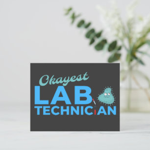 BESTER LABORATORENTECHNIKER - MEDIZINISCHER LABORT POSTKARTE