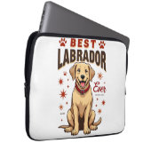 Bester Labrador-Elternteil überhaupt Vintage Labra Laptopschutzhülle (Vorne Rechts)