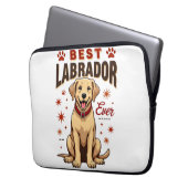 Bester Labrador-Elternteil überhaupt Vintage Labra Laptopschutzhülle (Vorderseite Links)