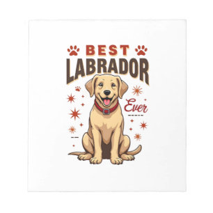 Bester Labrador-Elternteil überhaupt Vintage Labra Notizblock