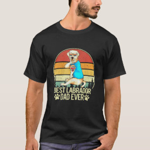 Bester Labrador Retriever-Vater überhaupt Vintage  T-Shirt