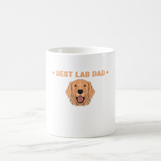 Bester Labrador Vater Gelbes Labrador Retriever Kaffeetasse (Mittel)