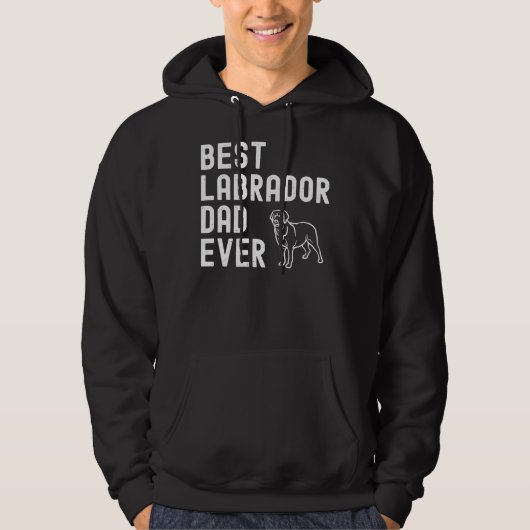 Bester Labrador-Vater je 167 Hoodie (Vorderseite)