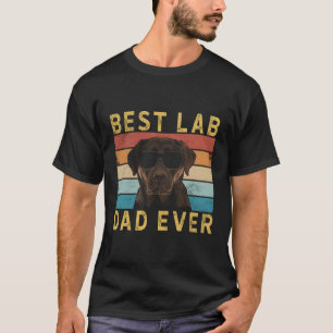 Bester Labrador Vater je Labrador Schokolade Labra T-Shirt