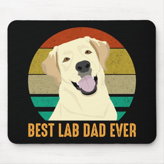 Bester Labrador Vater je Mousepad (Vorne)
